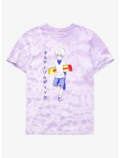 Gamer Hunter X Hunter Killua Skateboard Tie-Dye T-Shirt - BoxLunch Exclusive