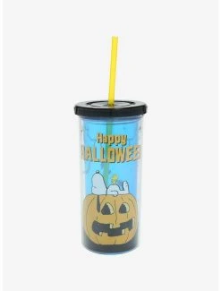 Cartoons Peanuts Snoopy Happy Halloween Carnival Cup