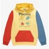 Gamer Pokémon Pikachu & Gen 1 Starters Color Block Hoodie - BoxLunch Exclusive -BoxLunch shop 15497699 hi