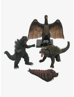 Anime Godzilla Destroy All Monsters 5 Points XL Round 1 Figure Set