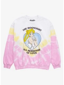 Anime Sailor Moon Princess Serenity Messenger Of Love Tie-Dye Crewneck - BoxLunch Exclusive