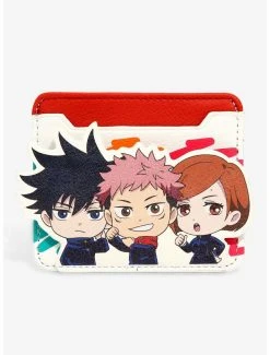Anime Jujutsu Kaisen Chibi First Years Cardholder - BoxLunch Exclusive