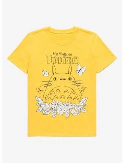 Anime Our Universe Studio Ghibli My Neighbor Totoro Outline Youth T-Shirt - BoxLunch Exclusive