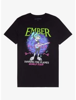 Cartoons Danny Phantom Ember Fanning The Flames Concert T-Shirt - BoxLunch Exclusive