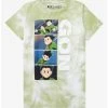 Gamer Hunter X Hunter Gon Panel Portraits Women’s Tie-Dye T-Shirt - BoxLunch Exclusive -BoxLunch shop 16634196 hi
