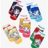 Anime Pretty Guardian Sailor Moon Chibi Character Portraits Sock Set -BoxLunch shop 16651118 hi