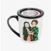 Anime Demon Slayer: Kimetsu No Yaiba Kamado Siblings Mug With Lid -BoxLunch shop 16697895 hi
