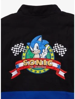 Gamer Sonic The Hedgehog Checkered Racing Jacket - BoxLunch Exclusive -BoxLunch shop 16908411 av4