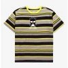 Anime Sanrio Badtz-Maru Portrait Embroidered Stripe T-Shirt - BoxLunch Exclusive -BoxLunch shop 16908722 hi