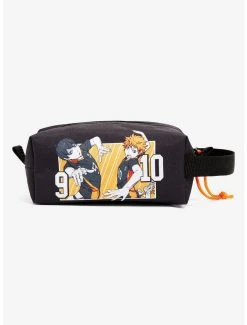 Anime Haikyu!! Tobio Kageyama & Shoyo Hinata Framed Portrait Toiletries Bag - BoxLunch Exclusive