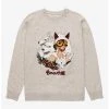 Anime Our Universe Studio Ghibli Princess Mononoke San & Wolves Portrait Crewneck - BoxLunch Exclusive -BoxLunch shop 17062583 hi