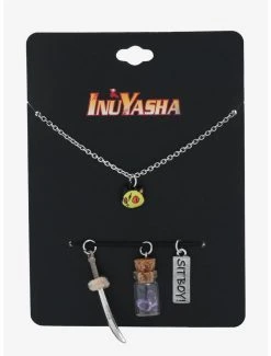 Anime InuYasha Icons Multi-Charm Necklace - BoxLunch Exclusive -BoxLunch shop 17668419 av2