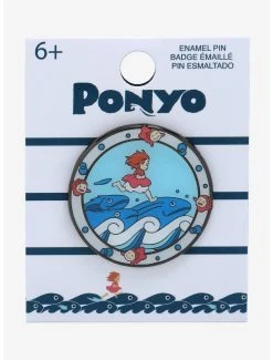 Anime Loungefly Studio Ghibli Ponyo Circular Frame Enamel Pin - BoxLunch Exclusive -BoxLunch shop 17903796 av1