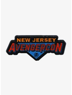 Anime Marvel Ms. Marvel New Jersey Avengercon Logo Enamel Pin - BoxLunch Exclusive