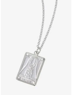 Anime Studio Ghibli Spirited Away No-Face Tarot Card Necklace - BoxLunch Exclusive