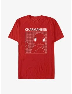 Anime Pokémon Charmander Comic Box T-Shirt