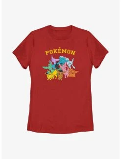 Anime Pokémon Gotta Catch Eeveelutions Womens T-Shirt