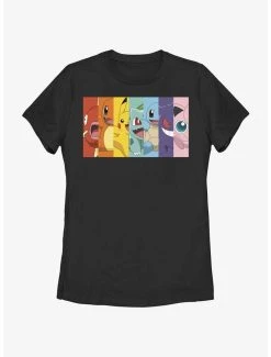 Anime Pokémon Poke Rainbow Womens T-Shirt