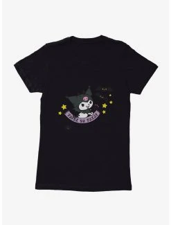Anime Kuromi Halloween Bats Womens T-Shirt