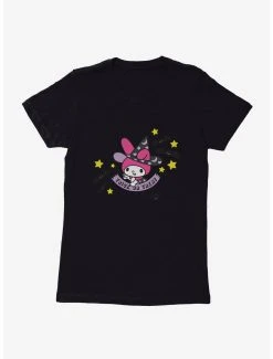 Anime My Melody Halloween Witch Womens T-Shirt