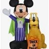 Cartoons Disney Mickey Mouse And Pluto With Treat Sack Scene Airblown -BoxLunch shop 19641700 hi