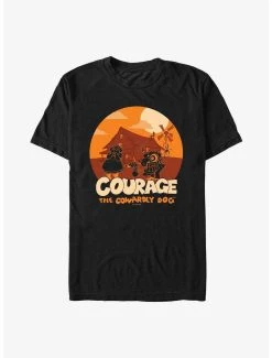 Cartoons Courage The Cowardly Dog Haunt T-Shirt