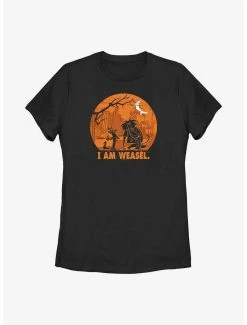 Cartoons I Am Weasel Haunt Womens T-Shirt