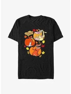 Cartoons Cow And Chicken Cow And Chicken Pumpkin Portraits T-Shirt