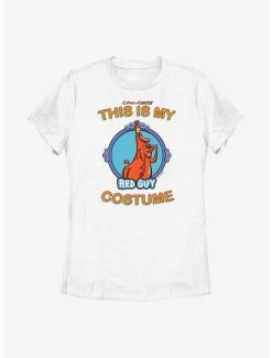 Cartoons Cow And Chicken My Red Guy Costume Cosplay Womens T-Shirt