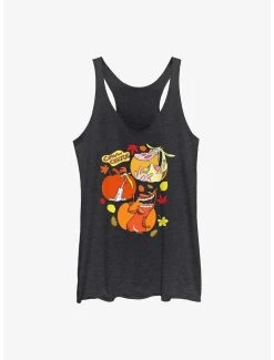 Cartoons Cow And Chicken Cow And Chicken Pumpkin Portraits Womens Tank Top