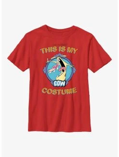 Cartoons Cow And Chicken My Cow Costume Cosplay Youth T-Shirt