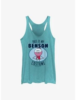 Cartoons Regular Show My Benson Costume Cosplay Womens Tank Top