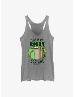 Cartoons Regular Show My Rigby Costume Cosplay Womens Tank Top