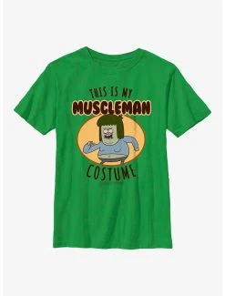 Cartoons Regular Show My Muscleman Costume Cosplay Youth T-Shirt