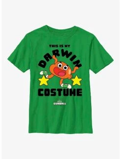 Cartoons The Amazing World Of Gumball My Darwin Costume Cosplay Youth T-Shirt