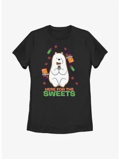 Cartoons We Bare Bears Here For The Sweets Ice Bear Womens T-Shirt