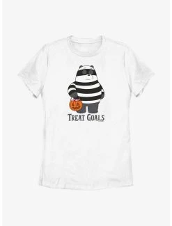 Cartoons We Bare Bears Treat Goals Womens T-Shirt