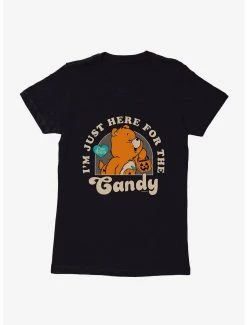 Cartoons Care Bears Just Here For The Candy Womens T-Shirt