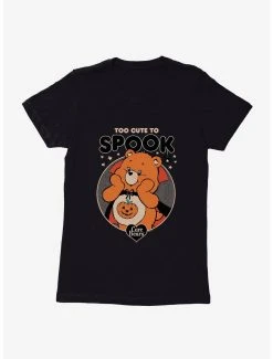 Cartoons Care Bears Too Cute To Spook Womens T-Shirt