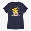 Anime Pokemon Pikachu Halloween Candy Womens T-Shirt -BoxLunch shop 19998723 hi