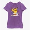 Anime Pokemon Pikachu Halloween Candy Youth Girls T-Shirt -BoxLunch shop 19998788 hi