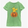 Anime Pokemon Pikachu Pumpkin Youth Girls T-Shirt -BoxLunch shop 19998794 hi