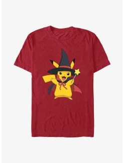 Anime Pokémon Witch Hat Pikachu T-Shirt