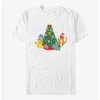 Anime Pokémon Christmas Tree Pikachu, Squirtle, Bulbasaur And Charmander T-Shirt -BoxLunch shop 20094990 hi