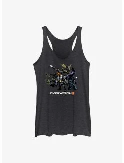 Gamer Overwatch 2 Group Action Shot Womens Tank Top