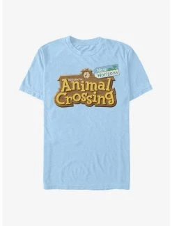 Gamer Nintendo Animal Crossing New Horizons Logo Color T-Shirt