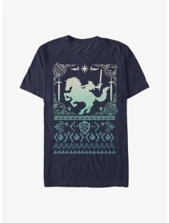 Gamer Nintendo Horseback Link Ugly Christmas T-Shirt