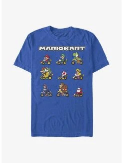 Gamer Nintendo Mario Kart Line Up T-Shirt