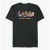 Gamer Nintendo Mario All The Bros Waluigi, Mario, Luigi, And Wario T-Shirt -BoxLunch shop 20509059 hi