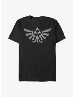 Gamer Nintendo Symbolled Hyrule Crest T-Shirt